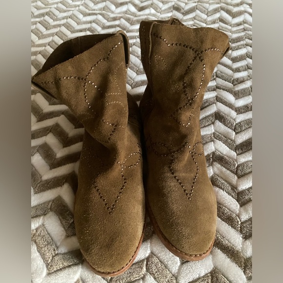 Joie Palma Studded Suede
Taupe Ankle Boots Size 8,5 - Picture 4 of 8